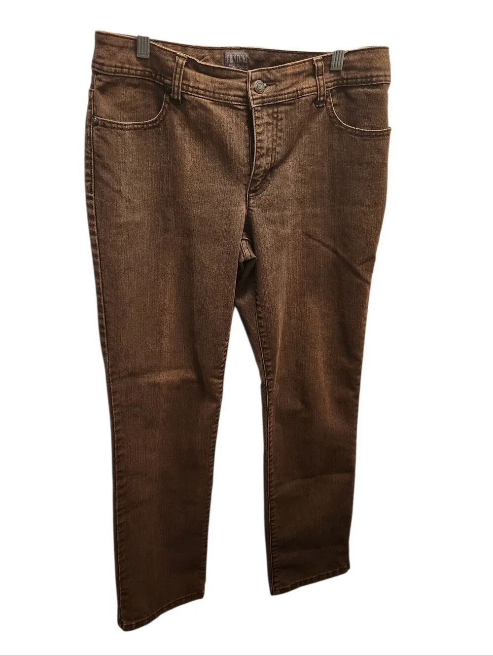 Additions By Chico's Women's Brown Stretch Skinny Jeans